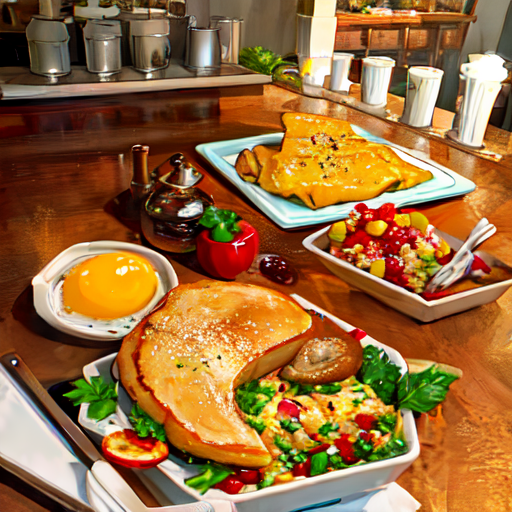 たくさんの卵料理