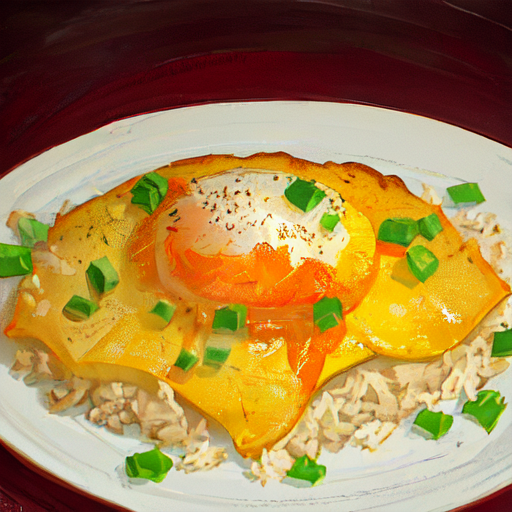 黄身がおいしそうなオムライス