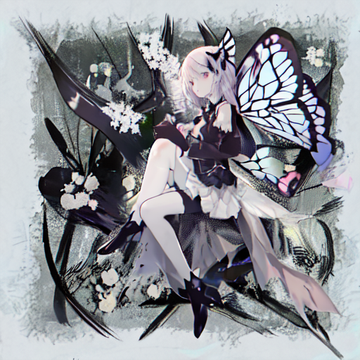 ちょうちょのような美少女