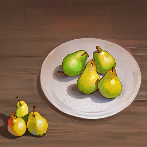 皮がむかれてないけどおいしそうな梨