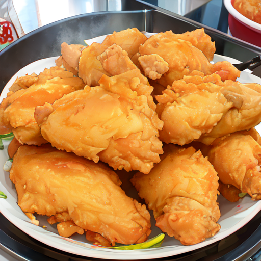 唐揚げというか、おいしそうなフライドチキン