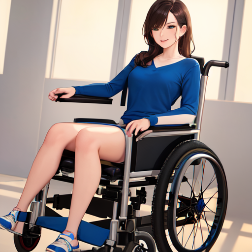 車イス生活の美人