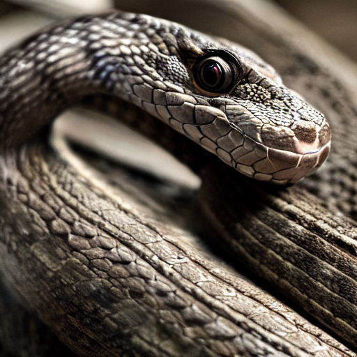 リアル系なヘビのイラスト