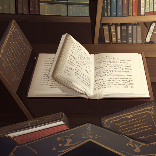 風で勝手に開いてしまっている本