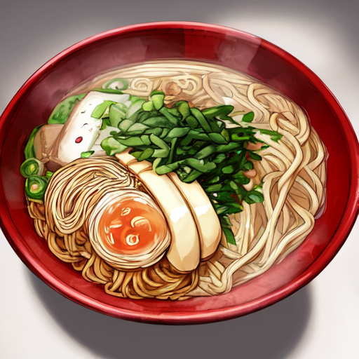 お店のラーメン