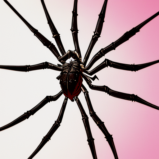 クモの2次元虫画像