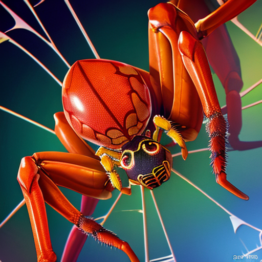 ギザギザが怖いクモ