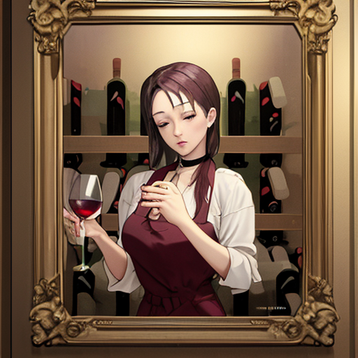 女の子のバーテンさん