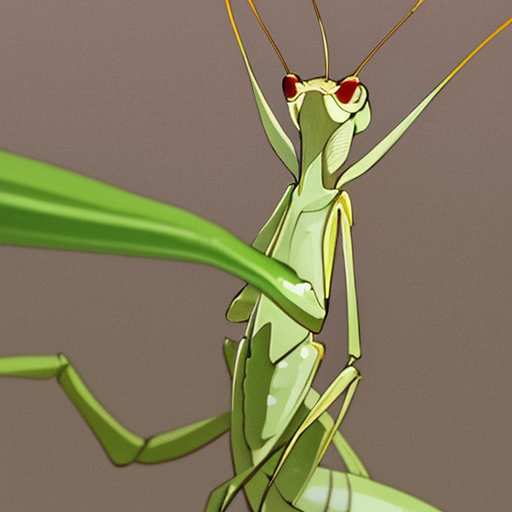 手の長いカマキリ