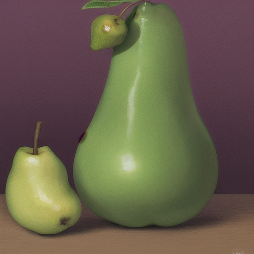 テカテカと光っている質のいい梨