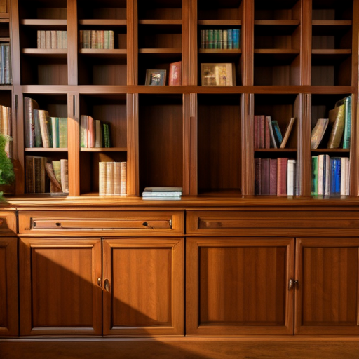 結構ガラガラな本棚の無料画像