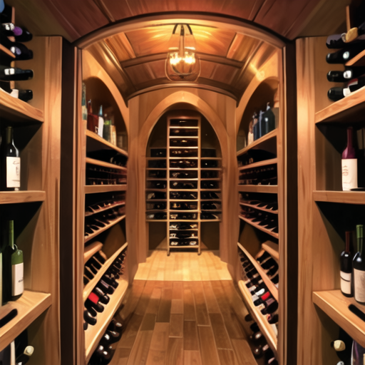 豪華なワインセラー